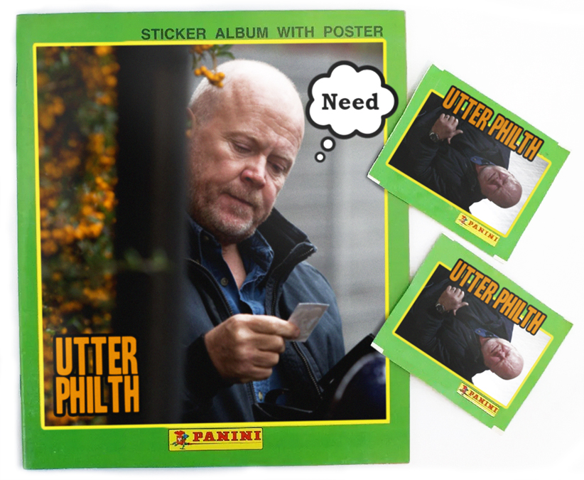 phil mitchell stickerbook